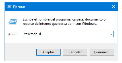 comando taskmgr