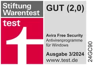 Imagen de Premio Stiftung Warentest Marzo 2024